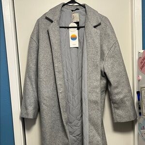 Vuori Gray Trench Coat